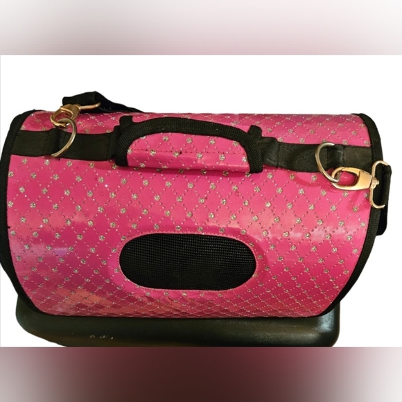 Designer Pink Cute Pet Carrier 💗 Purse - Picture 3 of 5